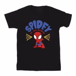 Marvel - T-shirt SPIDEY AND HIS AMAZING FRIENDS RESCUE - Homme (Noir)