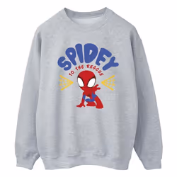 Marvel - Sweat SPIDEY AND HIS AMAZING FRIENDS RESCUE - Homme (Gris chiné)