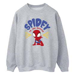 Marvel - Sweat SPIDEY AND HIS AMAZING FRIENDS RESCUE - Homme (Gris chiné)