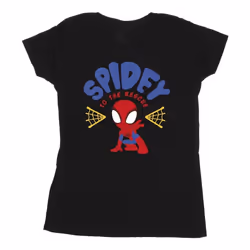 Marvel - T-shirt SPIDEY AND HIS AMAZING FRIENDS RESCUE - Femme (Noir)