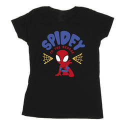 Marvel - T-shirt SPIDEY AND HIS AMAZING FRIENDS RESCUE - Femme (Noir)