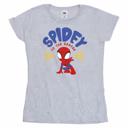 Marvel - T-shirt SPIDEY AND HIS AMAZING FRIENDS RESCUE - Femme (Gris chiné)