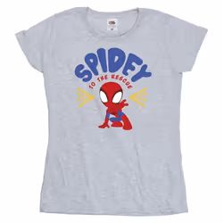 Marvel - T-shirt SPIDEY AND HIS AMAZING FRIENDS RESCUE - Femme (Gris chiné)