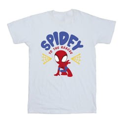 Marvel - T-shirt SPIDEY AND HIS AMAZING FRIENDS RESCUE - Garçon (Blanc)