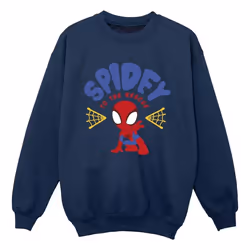 Marvel - Sweat SPIDEY AND HIS AMAZING FRIENDS RESCUE - Garçon (Bleu marine)
