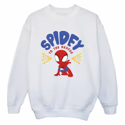 Marvel - Sweat SPIDEY AND HIS AMAZING FRIENDS RESCUE - Garçon (Blanc)