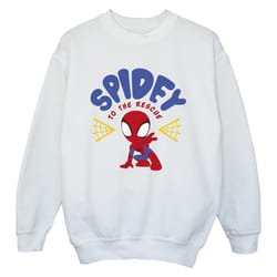 Marvel - Sweat SPIDEY AND HIS AMAZING FRIENDS RESCUE - Garçon (Blanc)