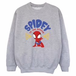 Marvel - Sweat SPIDEY AND HIS AMAZING FRIENDS RESCUE - Garçon (Gris chiné)