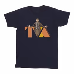 Marvel - T-shirt TVA - Homme (Bleu marine)
