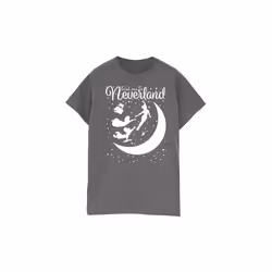 Disney - T-shirt TAKE ME TO NEVERLAND - Femme (Charbon)
