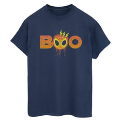 Spider-Man - T-shirt BOO - Femme (Bleu marine)