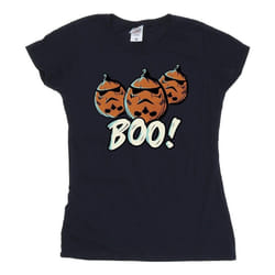 Star Wars - T-shirt BOO! - Femme (Bleu marine)