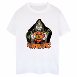 Disney - T-shirt PUMPKIN SPICE - Femme (Blanc)