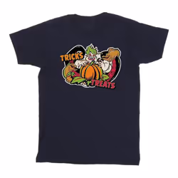 Disney - T-shirt TRICK OR TREAT - Homme (Bleu marine)