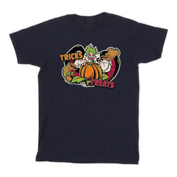 Disney - T-shirt TRICK OR TREAT - Homme (Bleu marine)