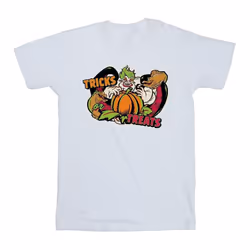 Disney - T-shirt TRICK OR TREAT - Homme (Blanc)