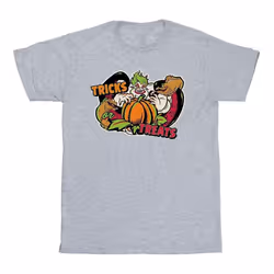 Disney - T-shirt TRICK OR TREAT - Homme (Gris)