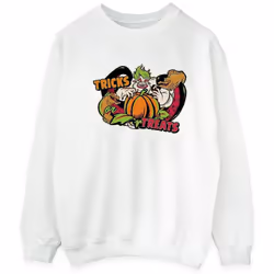Disney - Sweat TRICK OR TREAT - Homme (Blanc)