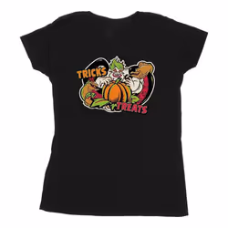 Disney - T-shirt TRICK OR TREAT - Femme (Noir)