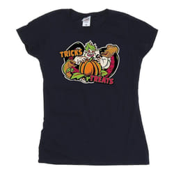 Disney - T-shirt TRICK OR TREAT - Femme (Bleu marine)