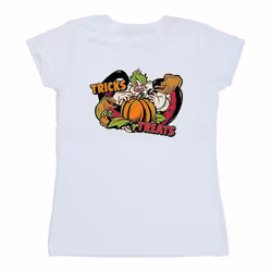 Disney - T-shirt TRICK OR TREAT - Femme (Blanc)