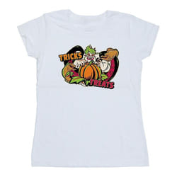 Disney - T-shirt TRICK OR TREAT - Femme (Blanc)