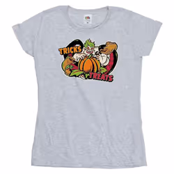 Disney - T-shirt TRICK OR TREAT - Femme (Gris)
