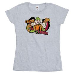 Disney - T-shirt TRICK OR TREAT - Femme (Gris)