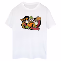 Disney - T-shirt TRICK OR TREAT - Femme (Blanc)