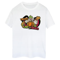Disney - T-shirt TRICK OR TREAT - Femme (Blanc)