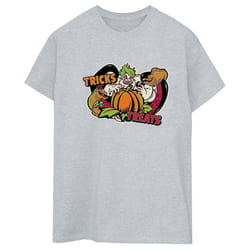 Disney - T-shirt TRICK OR TREAT - Femme (Gris)