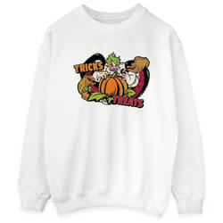 Disney - Sweat TRICK OR TREAT - Femme (Blanc)