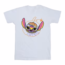 Lilo & Stitch - T-shirt - Homme (Blanc)