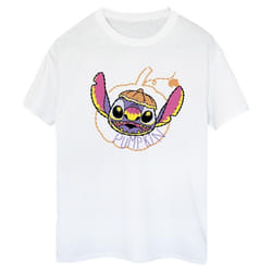 Lilo & Stitch - T-shirt - Femme (Blanc)