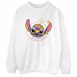 Lilo & Stitch - Sweat - Femme (Blanc)