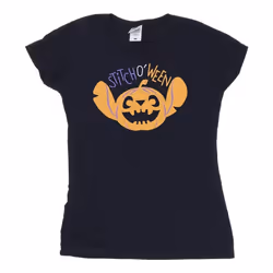 Lilo & Stitch - T-shirt STITCH O WEEN - Femme (Bleu marine)