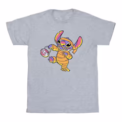 Lilo & Stitch - T-shirt TRICK OR TREAT - Homme (Gris)
