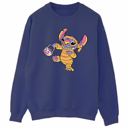 Lilo & Stitch - Sweat TRICK OR TREAT - Homme (Bleu marine)