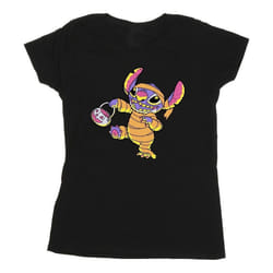 Lilo & Stitch - T-shirt TRICK OR TREAT - Femme (Noir)