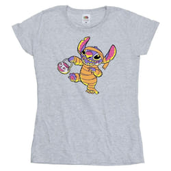 Lilo & Stitch - T-shirt TRICK OR TREAT - Femme (Gris)