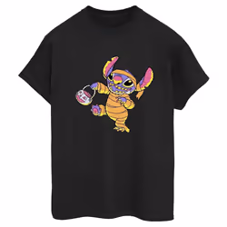 Lilo & Stitch - T-shirt TRICK OR TREAT - Femme (Noir)