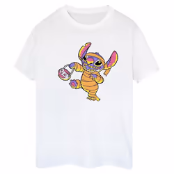 Lilo & Stitch - T-shirt TRICK OR TREAT - Femme (Blanc)