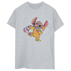 Lilo & Stitch - T-shirt TRICK OR TREAT - Femme (Gris)