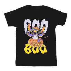 Lilo & Stitch - T-shirt BOO - Homme (Noir)