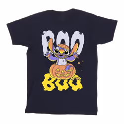 Lilo & Stitch - T-shirt BOO - Homme (Bleu marine)