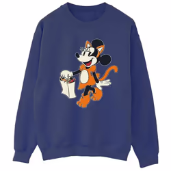 Disney - Sweat CAT TRICK OR TREAT - Femme (Bleu marine)