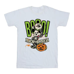 Disney - T-shirt BOO TRICK OR TREAT - Homme (Blanc)