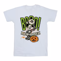Disney - T-shirt BOO TRICK OR TREAT - Homme (Blanc)