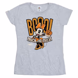 Disney - T-shirt BOO TRICK OR TREAT - Femme (Gris)