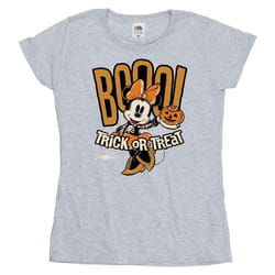 Disney - T-shirt BOO TRICK OR TREAT - Femme (Gris)